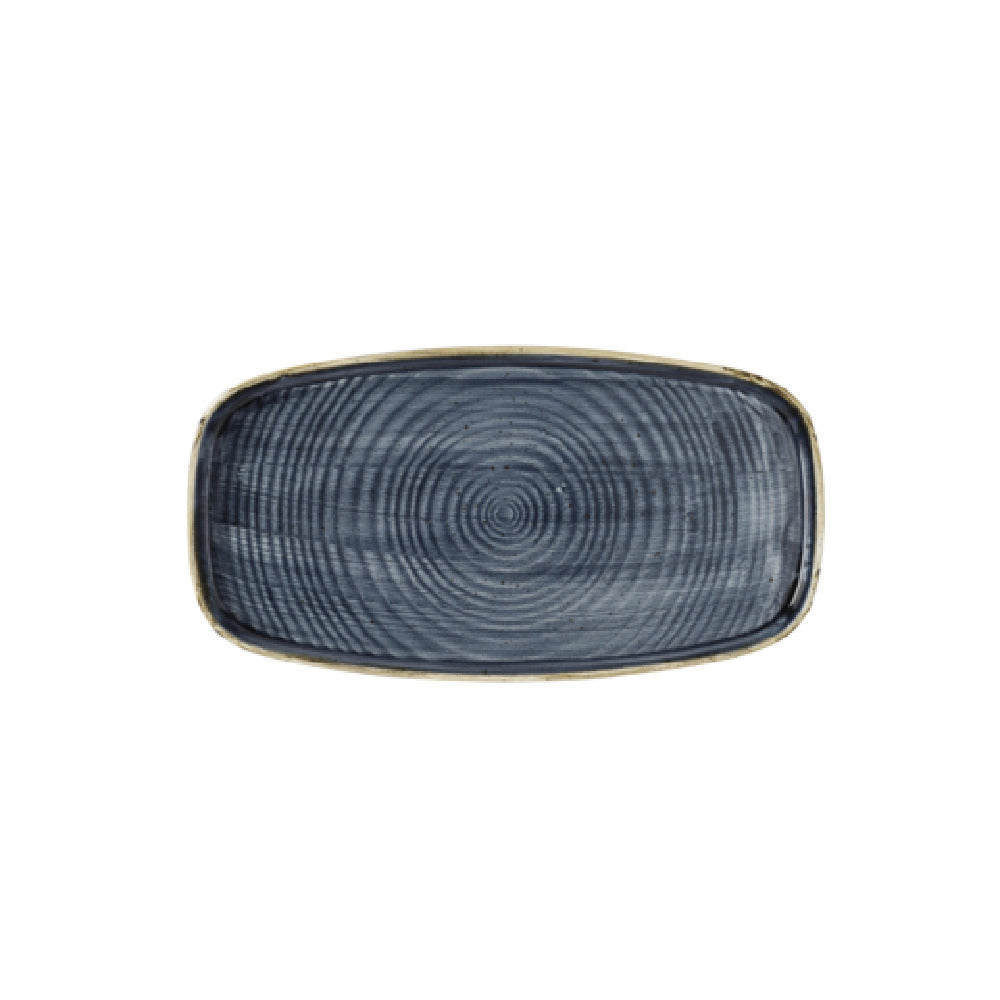 Churchill China SBBSWO341 - Walled Plate, 35 X 18.5cm 13 3/4" X 7 1/4" H: 2cm, Oblong Microwave & Dishwasher Safe