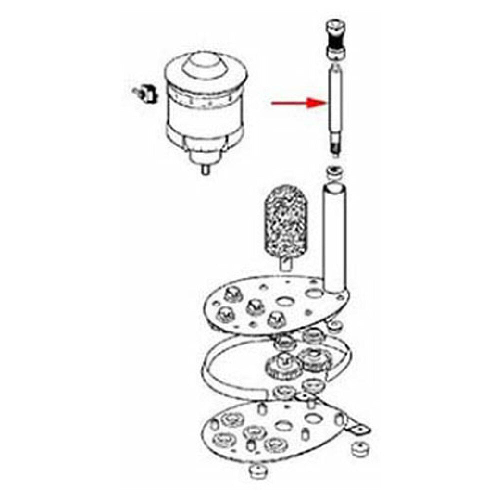 Bar Maid BARSHF245 Driveshaft Glass Washer