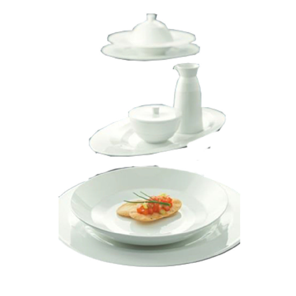 Libbey 9126428 (Formerly Syracuse China) Cloche 3-1/2"H Plate Cover For 9120128