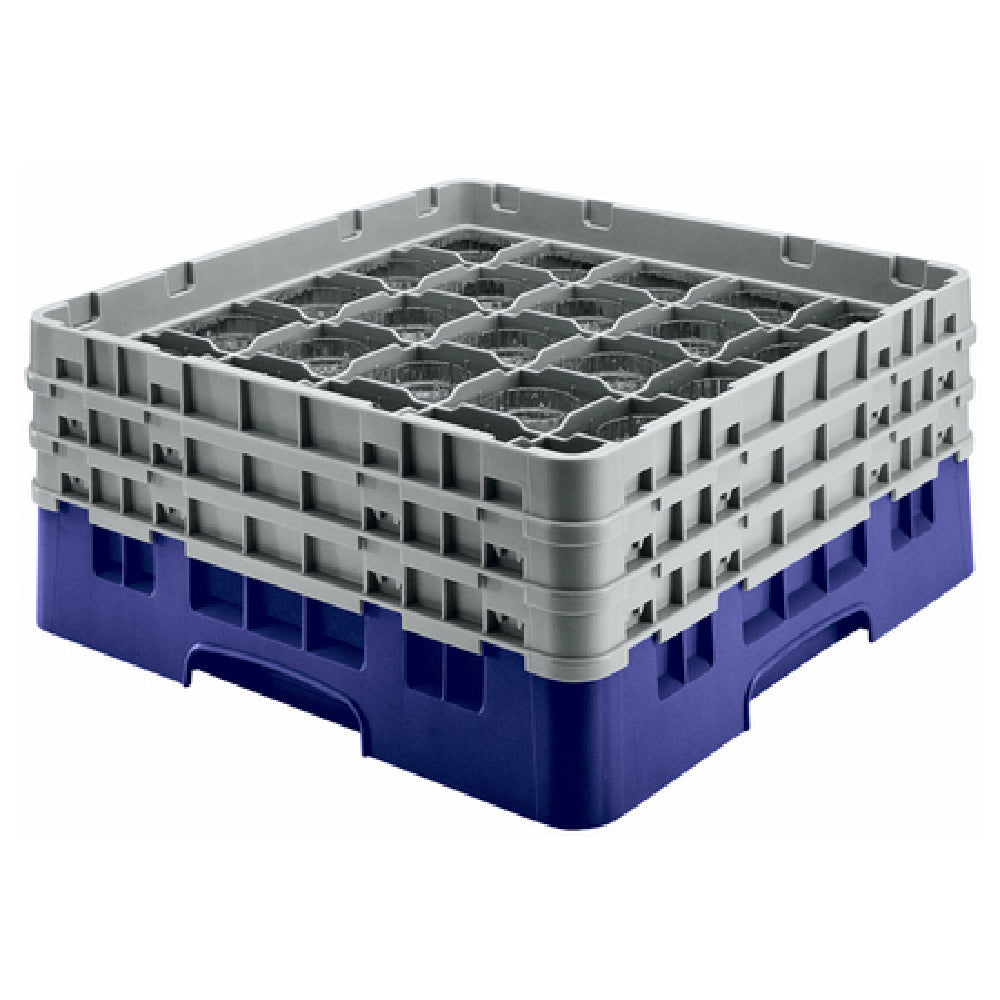 Cambro 36S534186 Camrack® Glass Rack With (2) Soft Gray Extenders Full Size