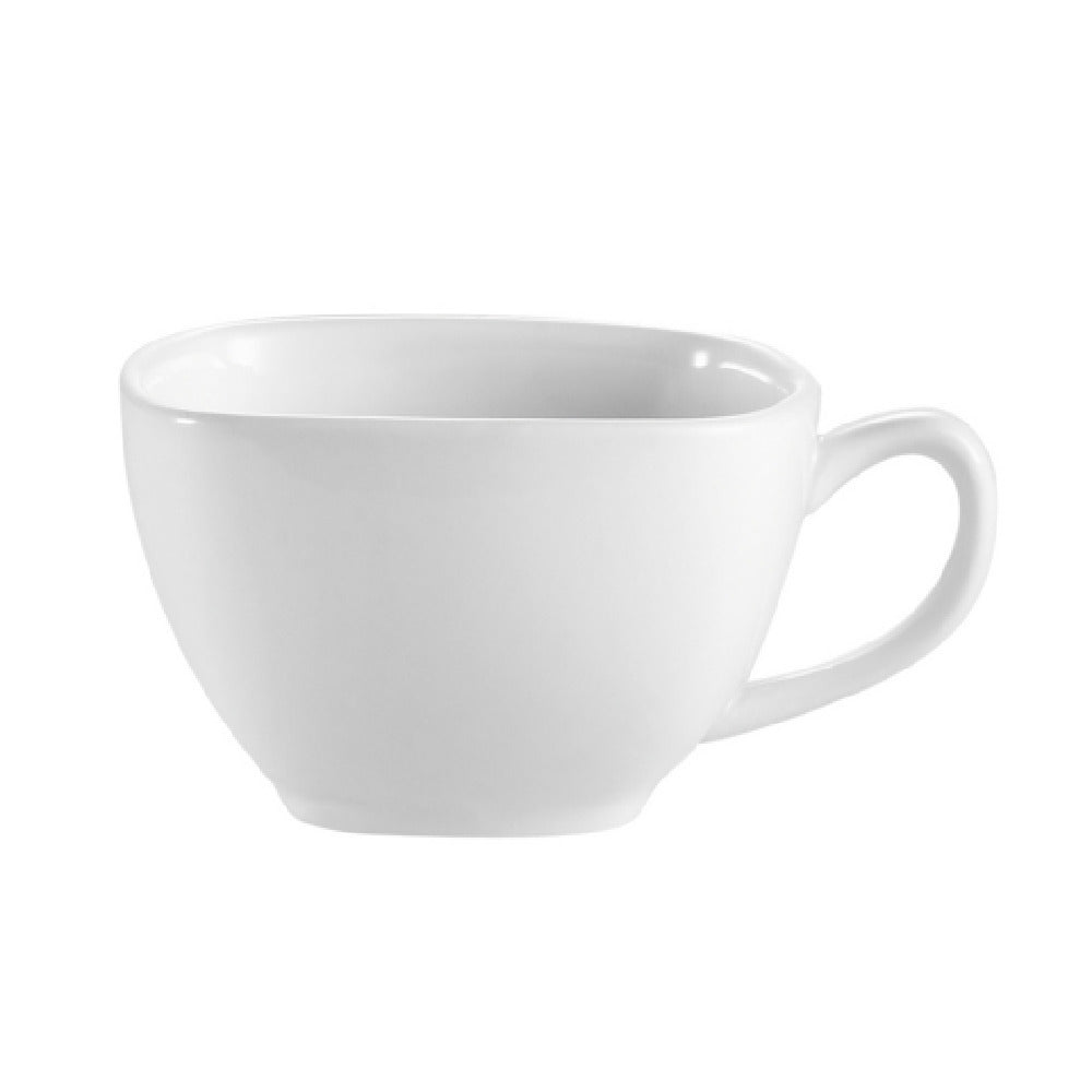 CAC China KSE-1 Kingsquare Coffee Cup 8 Oz. 3-3/4"L X 3-3/4"W X 2-1/2"H