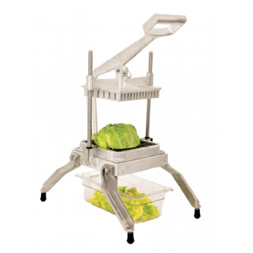 Omcan 49079 (49079) Lettuce & Vegetable Chopper Countertop With 3/4″ X 3/4″ Scalloped Blades