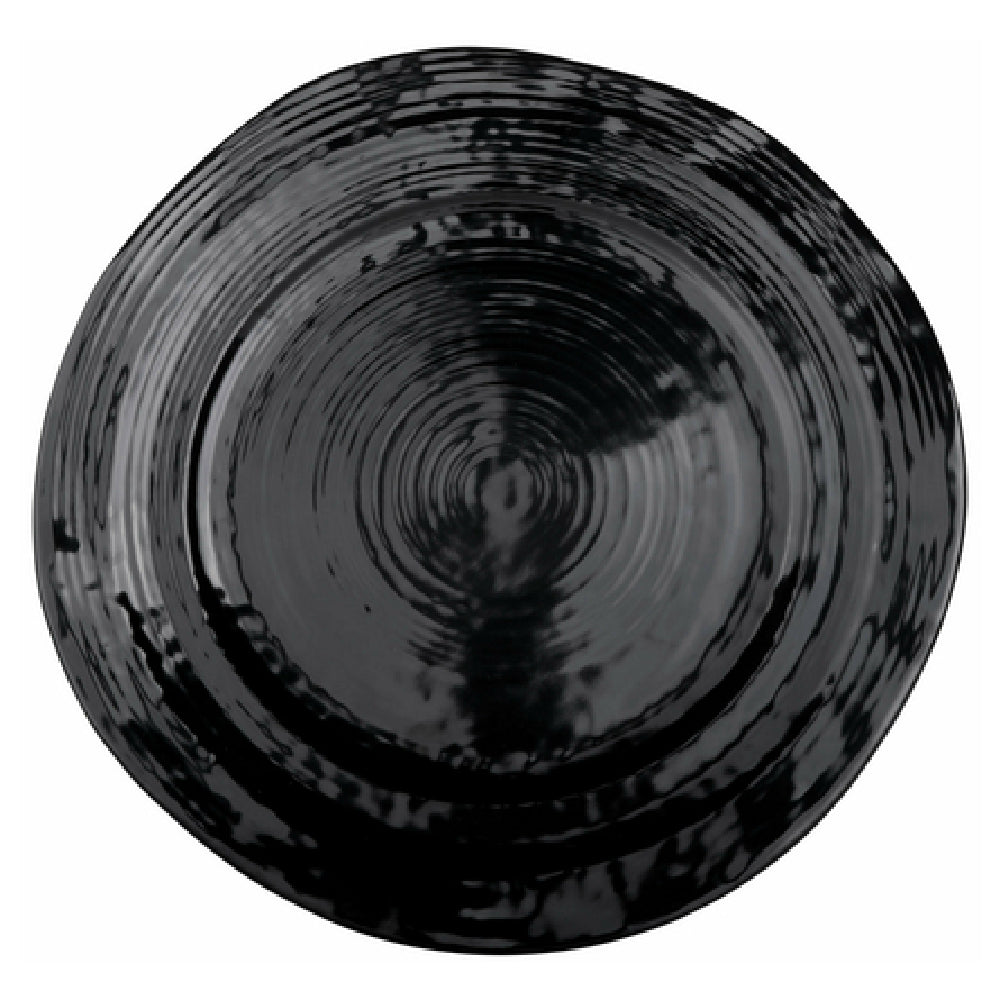 Elite Global Solutions D1134-B Plate 11-3/4" Dia. X 1"H Irregular Round