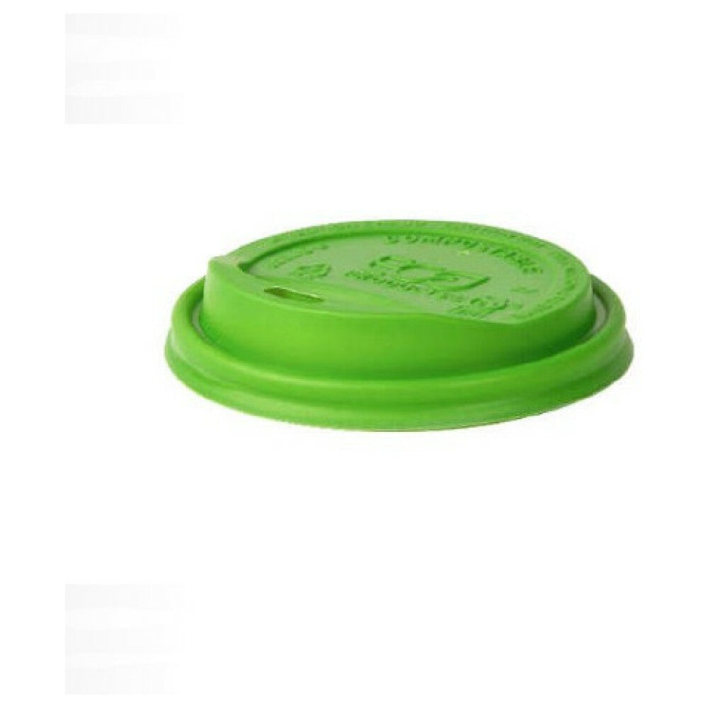 AllPoints 68772 8 Oz Green Hot Cup Lids