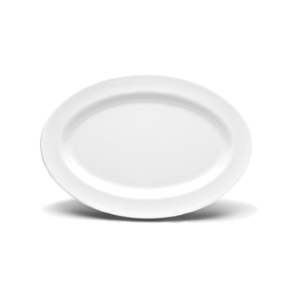 Elite Global Solutions D812OV-W Platter 12-3/4"L X 8-3/4"W X 3/4"H Oval