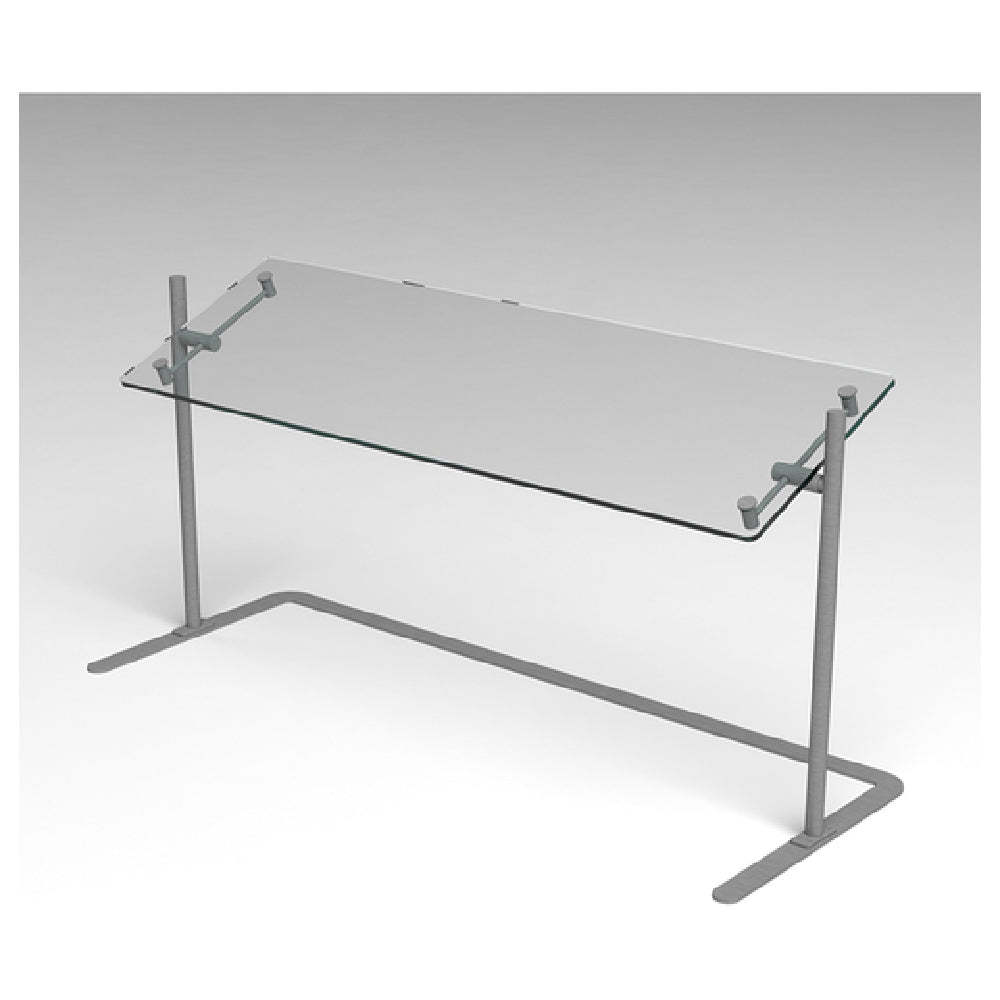 Premier Metal & Glass RTS-PORTABLE 34 Portable Sneeze Guard 34"W X 24-1/4"H Self-serve