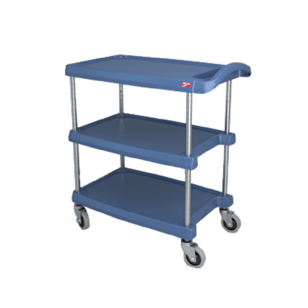 Metro MY1627-34BU Quick Ship MyCart™ Series Utility Cart (3) Shelves Open Base