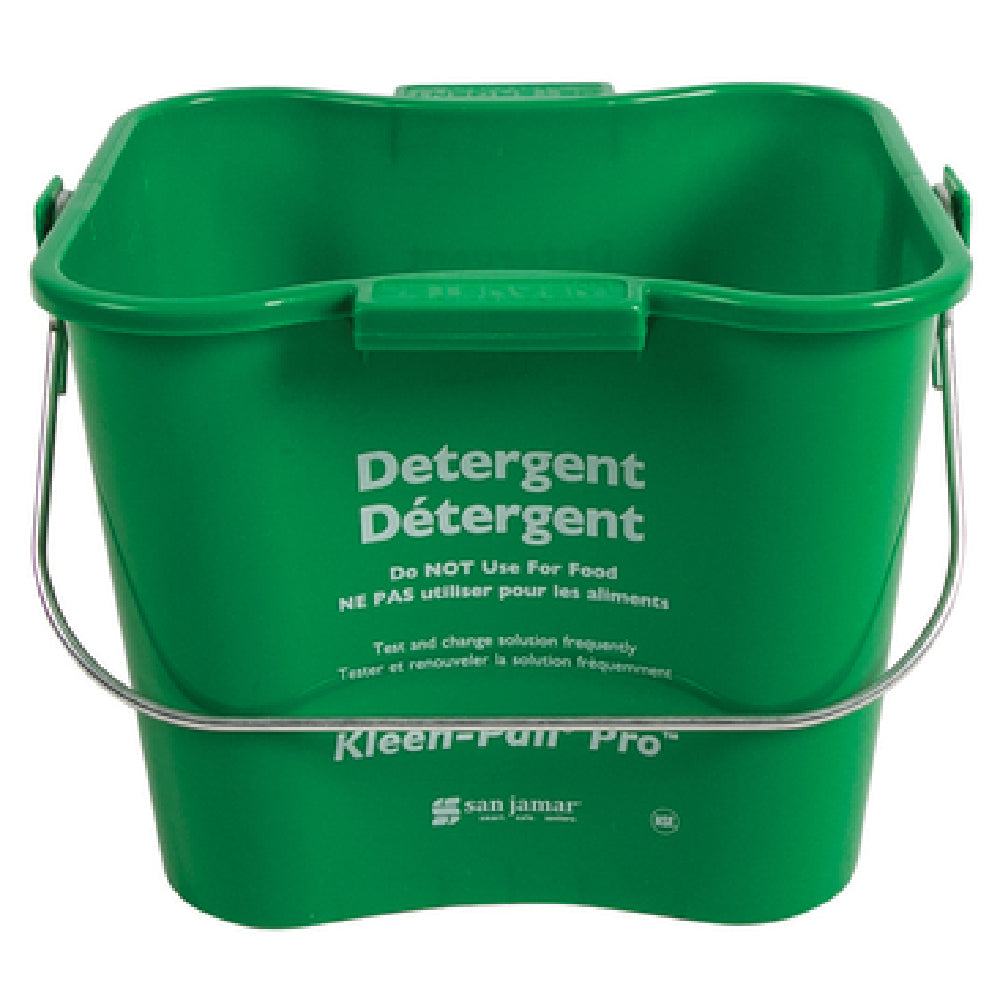 San Jamar KPP97GN Kleen-Pail® Pro™ 3 Qt. Rounded Corners