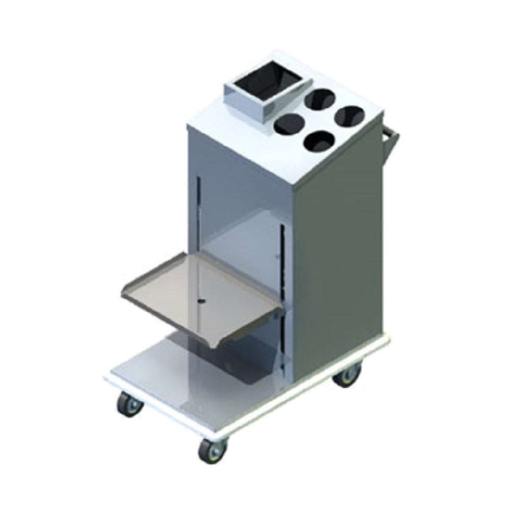 Piper Products 1ATCA-SN - Tray, Silverware & Napkin Dispenser, Cantilever Style