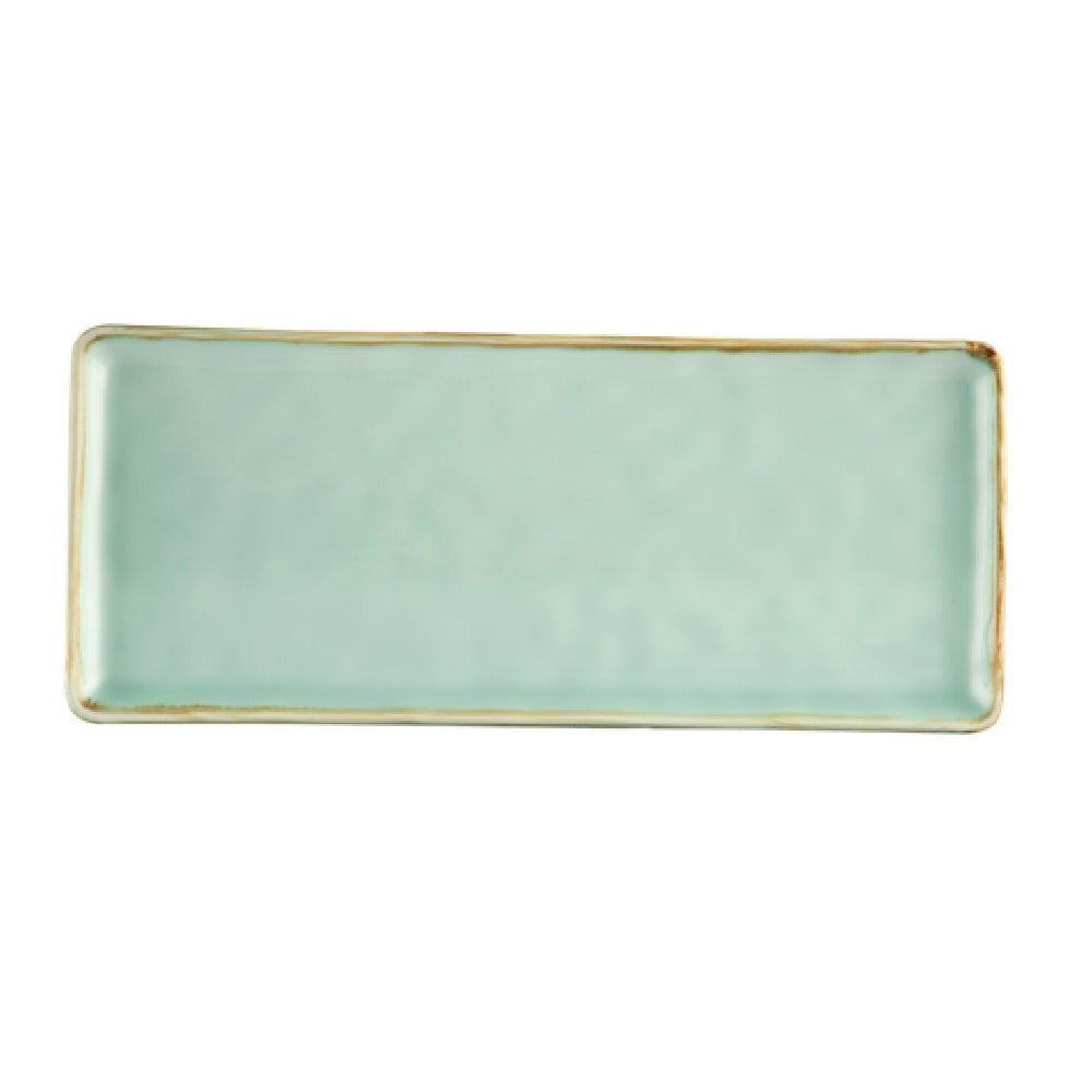 CAC China PMS-RT61-G Palm Springs Platter 16L X 6-3/4"W X 5/8"H Rectangular