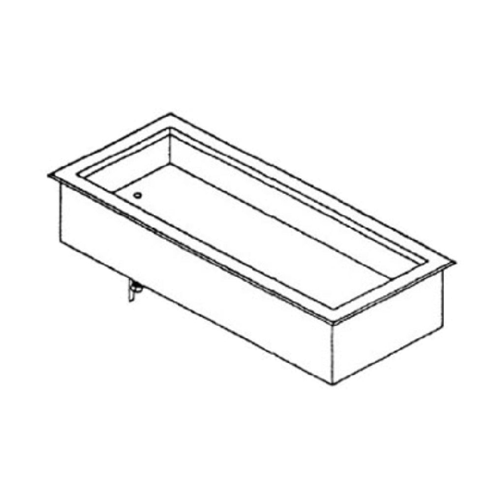 Piper Products 6-CIDI - Drop-In Cold Food Unit, Ice Only, Non-refrigerated