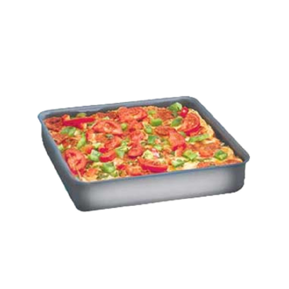 American Metalcraft HCSQ1615 Deep Dish Pan Straight Sided 16" X 16" X 1-1/2" Deep
