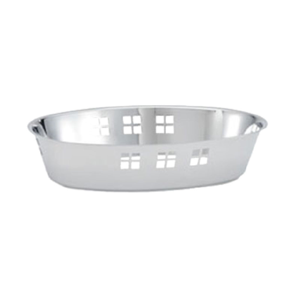 Vollrath 46624 Oval Serving Bowl 55 Oz. (1.6L) 18/8 Stainless Steel Mirror Finish