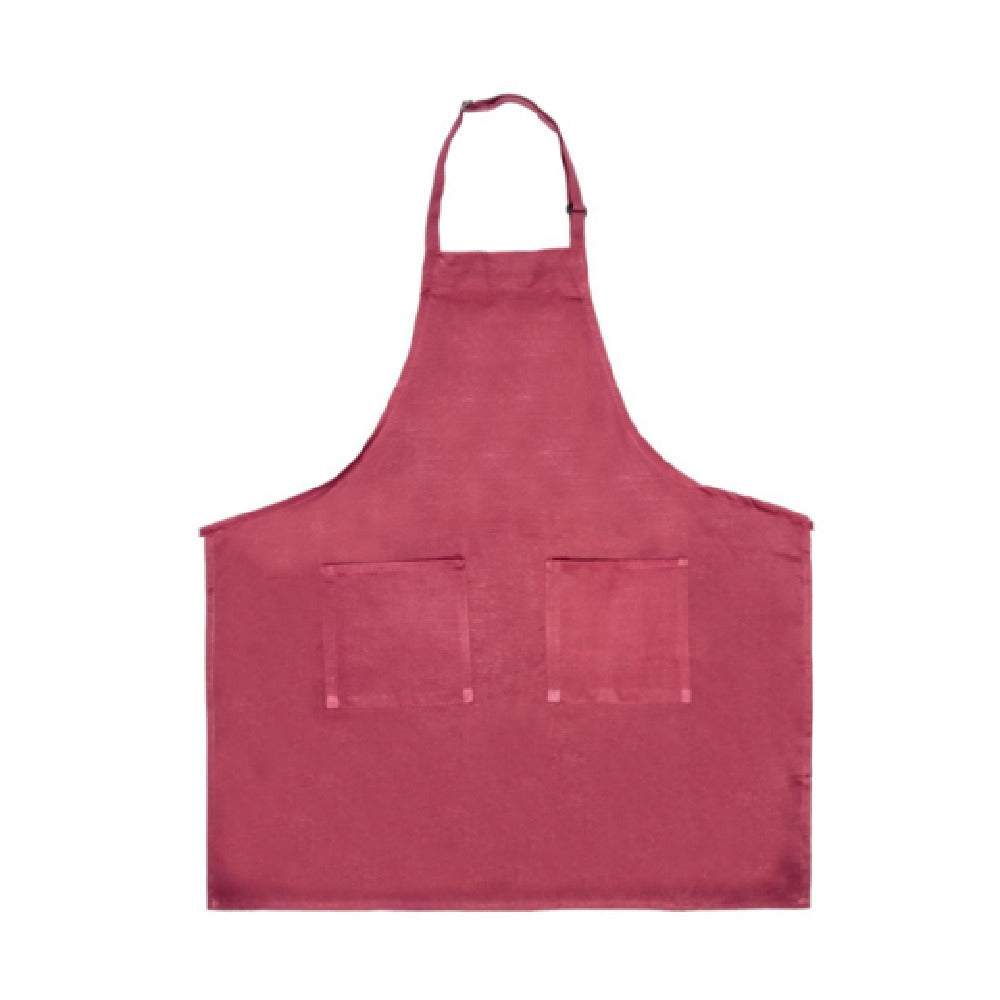 Empura 167BAADJBU - Bib Apron, 32" X 28", (2) Front Pockets