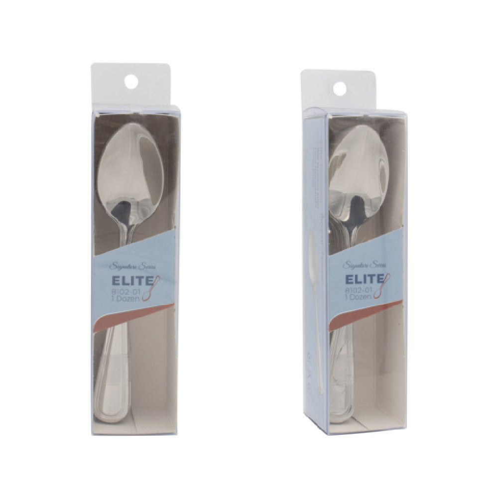 CAC China 8102-01 Elite CPK Teaspoon 6" Extra Heavy Duty