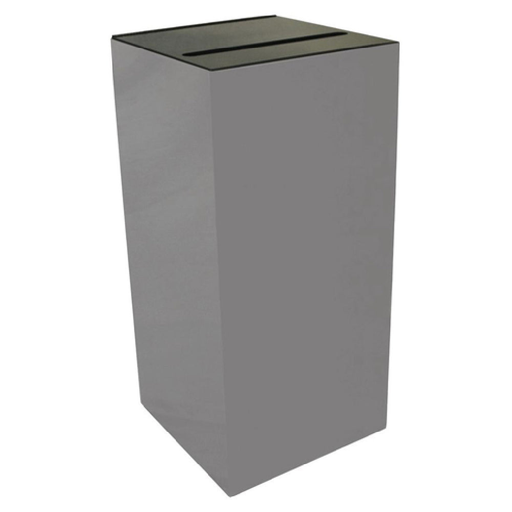 Hubert 21792 - Recycling Squared™ Container, 32 Gallon, 15" X 15" X 32"H