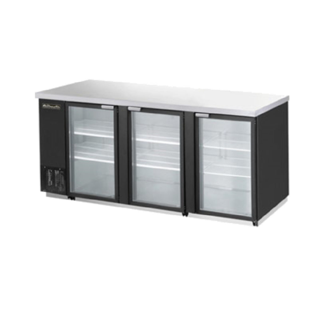 Blue Air BBB90-4SG-HC Back Bar Cooler Three-section 90-3/8"W