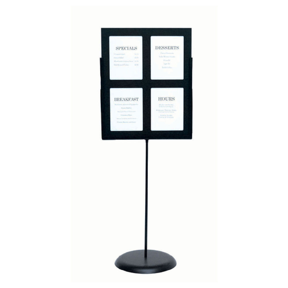 Hubert 47857 - Information Panel, Holds (4) 8-1/2" X 11"H Inserts, 22" X 28"H