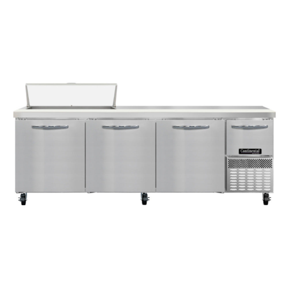 Continental Refrigerator RA93SN10 Refrigerated Base Shallow Depth Sandwich Unit