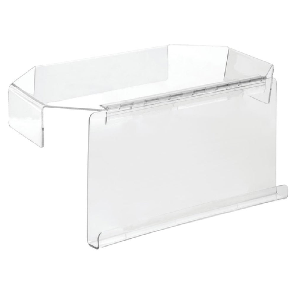 Hubert 33124 - Sneeze Guard Cover, For Stackable Countertop Crate, 13" X 10" X 8"H