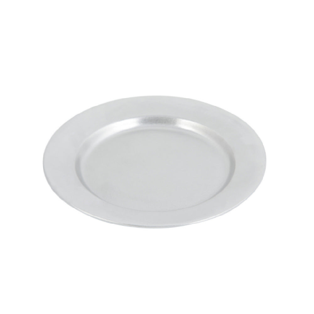 Bon Chef 1043 Contemporary Dinner Plate 10-1/2" Aluminum With Pewter-Glo Finish