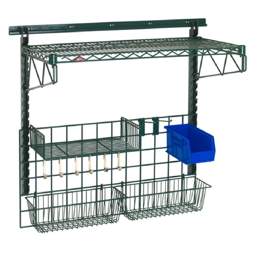 Metro SWK36-1A2-SR POS Food Prep Task Station Wall Shelving Kit Includes: (1 Each) 40"Wall Track