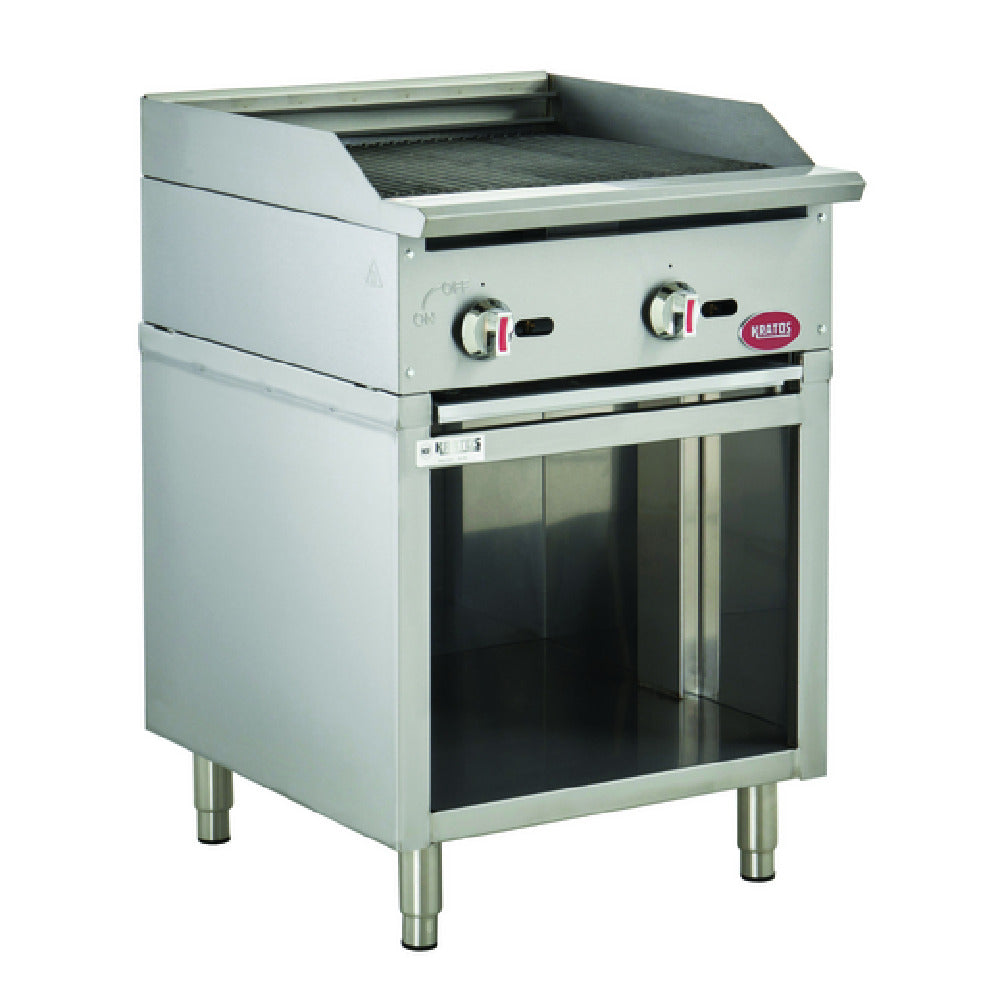 Hubert 157383 - Kratos 29Y-302 48" Gas Charbroiler, 48"W X 26-2/5"D X 36-1/4"H, Radiant