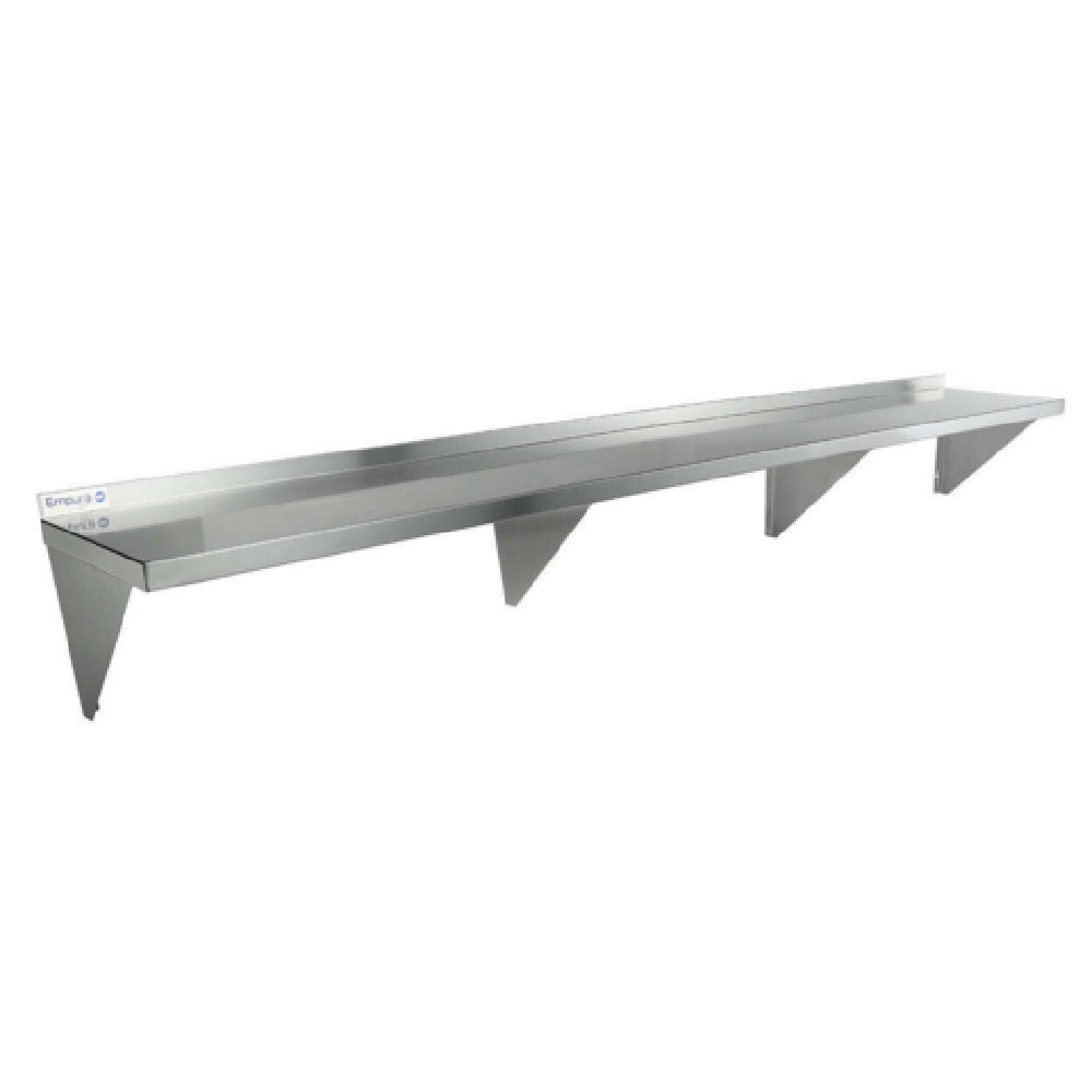 Empura 1596WS18G - Wall Mount Storage Shelf, 96"W X 15"D X 16"H, Standard Duty