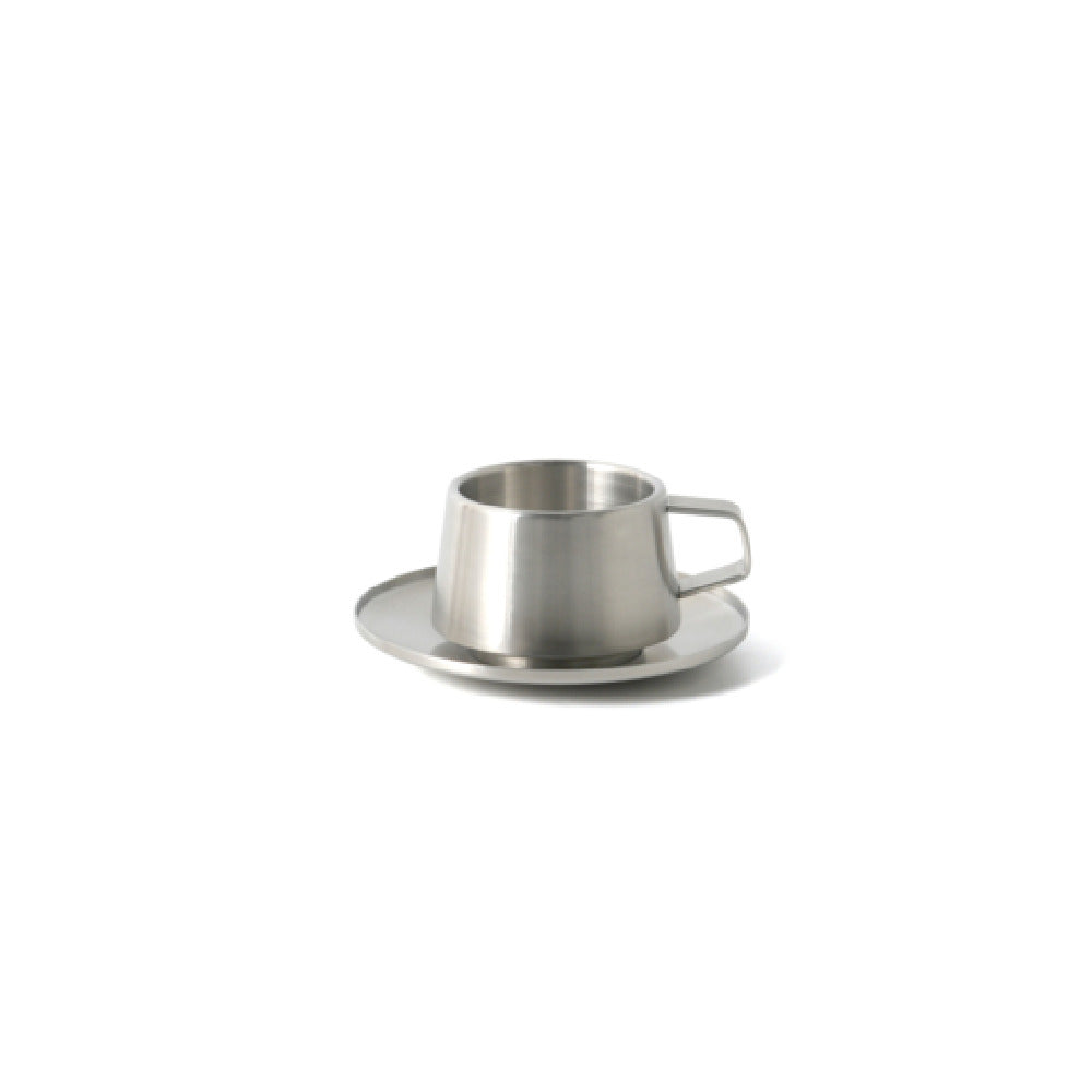 FOH DCS074BSS23 Bevel Saucer 4.25" X 4.25" X 0.5"H Round