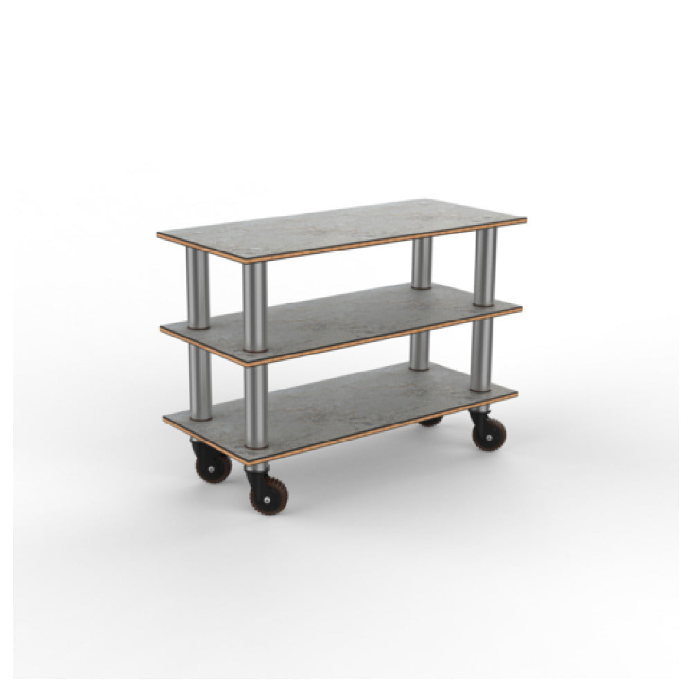 Steelite MGCMSX02GSXH - Modular Creative Extension Unit Grey Brushed Stainless Steel