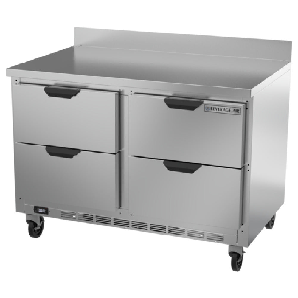 Beverage Air WTRD48AHC-4 Worktop Refrigerator Two-section 35-1/2" Working Height