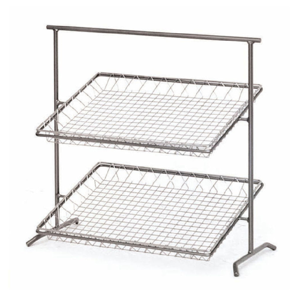 Hubert 23943 - Display Stand, 2-tier, 28-1/2" X 19" X 29"H Overall