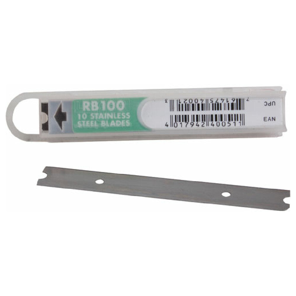 Keating 004898 Scraper Blades 10pk 4" Wide S/s