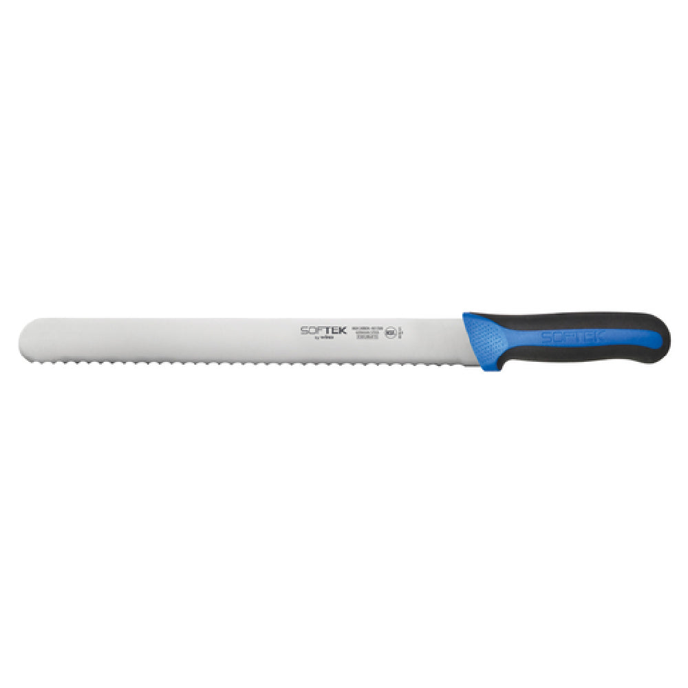Winco KSTK-121 Sof-Tek™ Slicer 12" Blade Wavy Edge