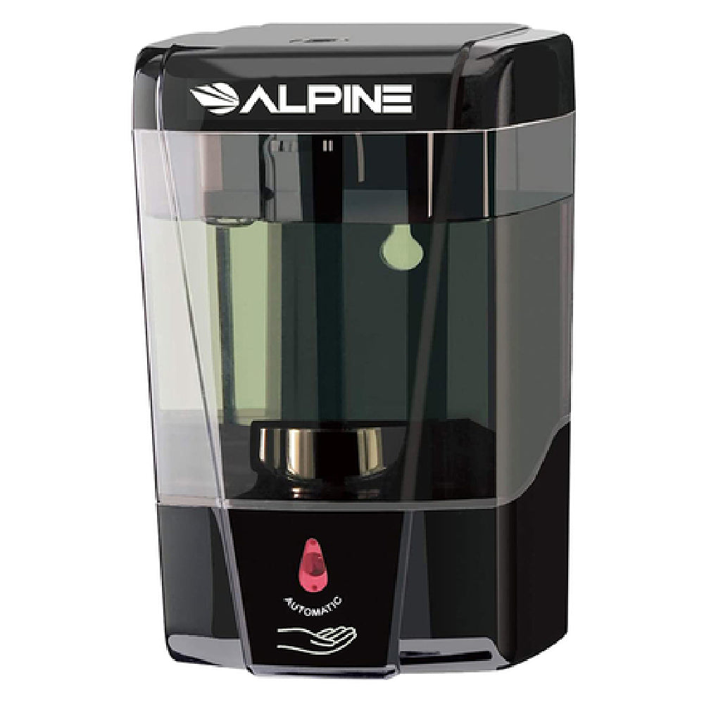 Alpine Industries ALP432-1-BLK Soap & Hand Sanitizer Gel Dispenser Automatic 23.7 Oz (700ml)