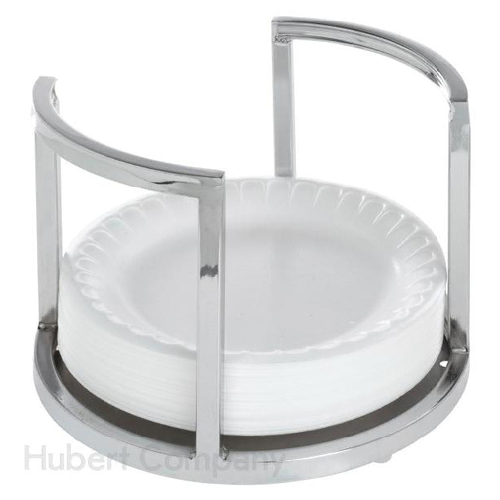 Hubert 86146 - Cerve Collection Plate Holder, 8-1/2" Dia. X 6-7/10"H, Holds Up To 8-1/2" Dia. Plates