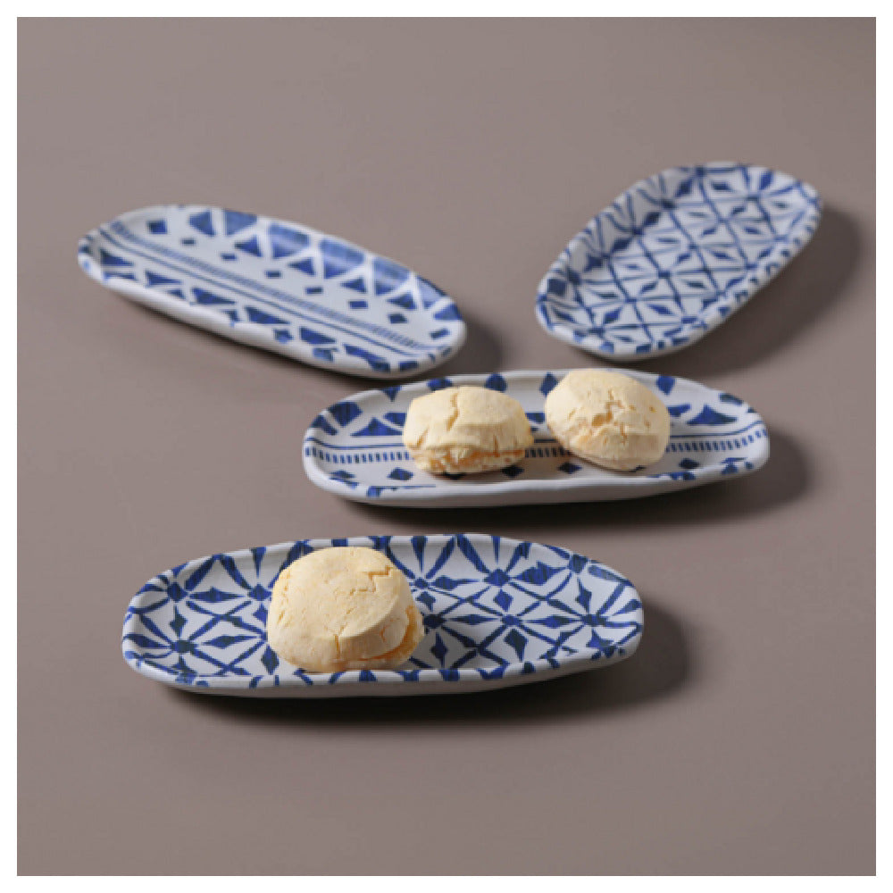 Porto Brasil 35214117901 - Shallow Organic Oval Platter Mini, 3.2", Stoneware