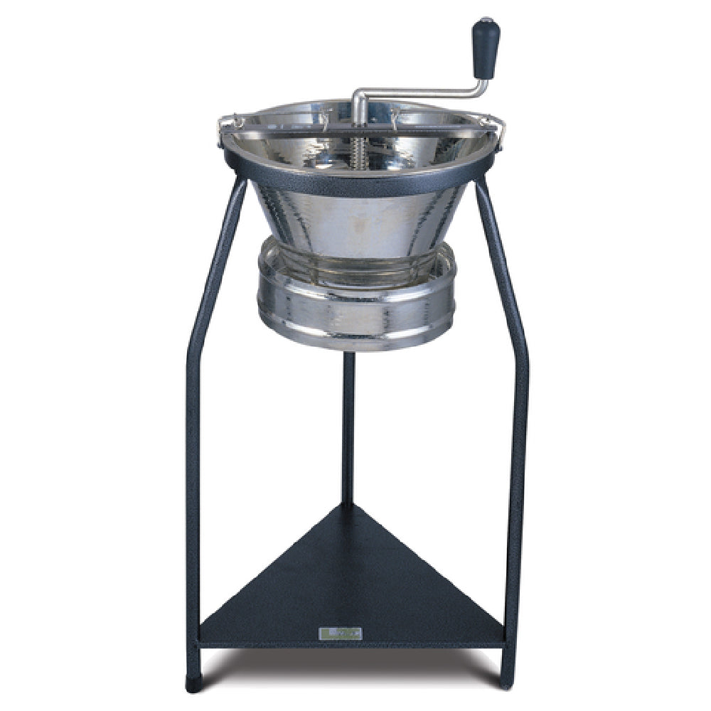 JB Prince U728 Food Mill And Stand 15 Quarts Capacity 30"H Overall