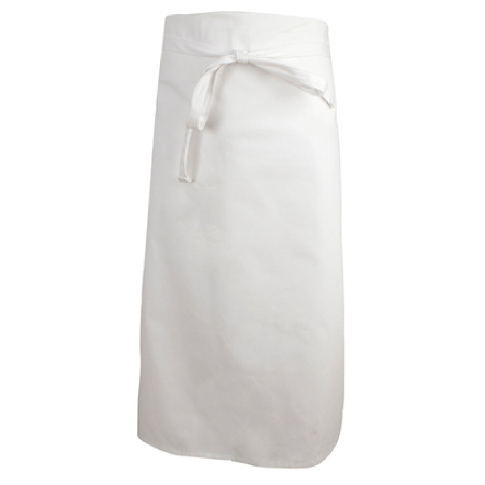 Mercer Culinary M61135WH Genesis Waist Apron 33" X 29" 4-sided