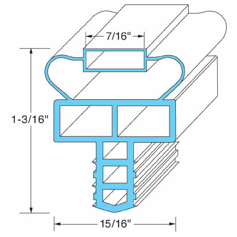 Randell RDINGSK1015 Gasket Door 22 1/2" X 24 9/16"