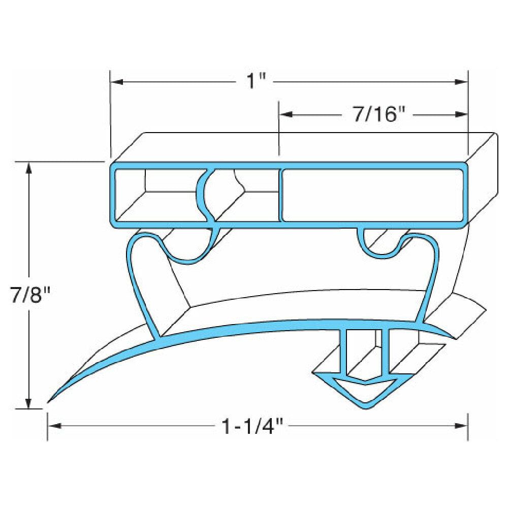 TRUE TRUE811125 Gasket 26 1/8" X 53 5/8