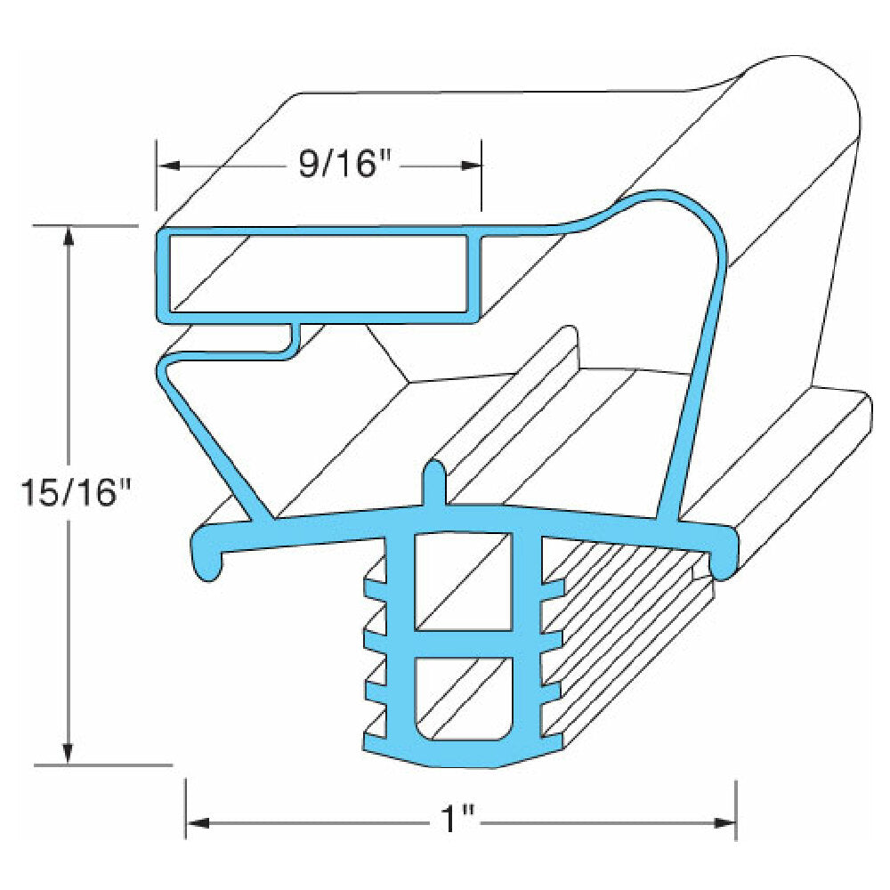 Delfield 1702640 Door Gasket