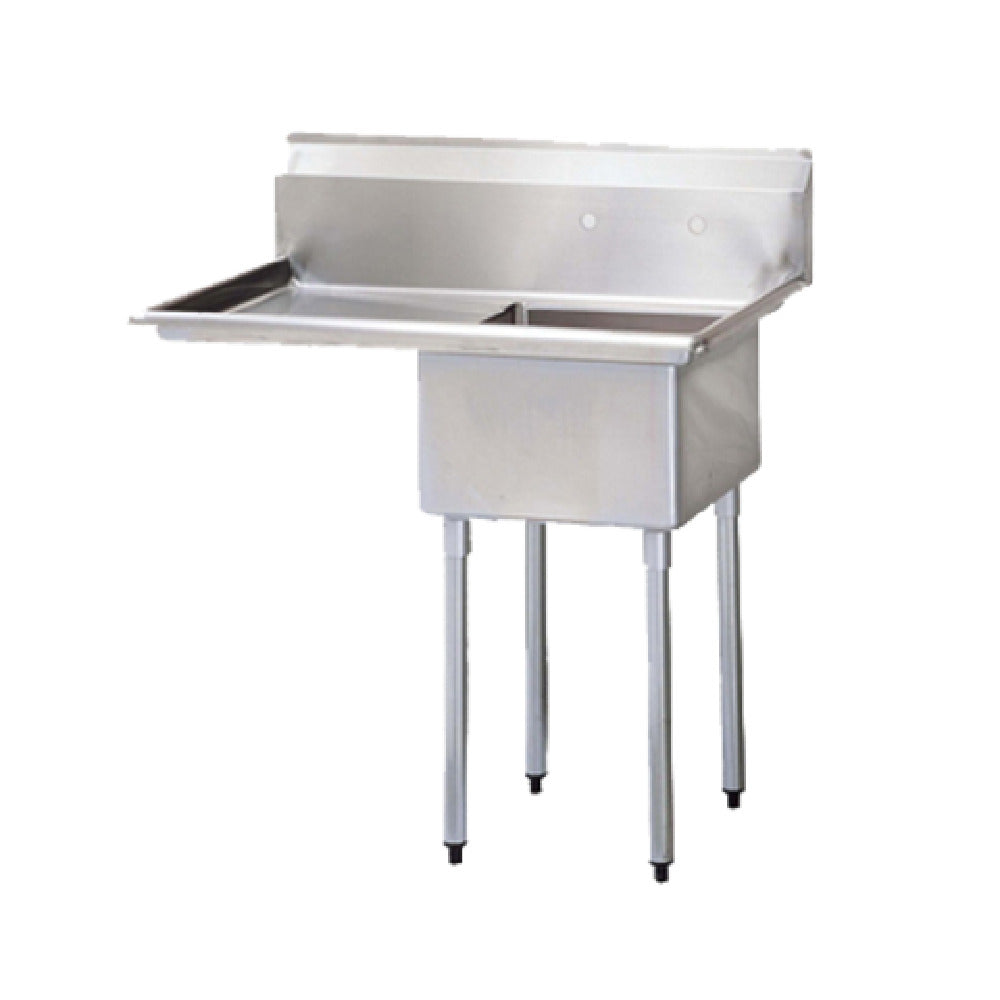 Turbo Air TSB-1-L2 Sink 1-compartment With 24" Left-hand Drainboard