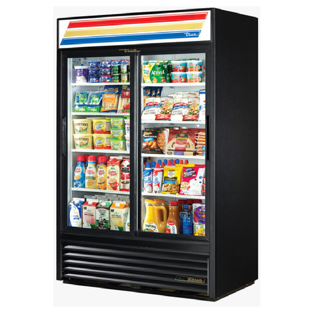 True Refrigeration GDM-45-HC-LD_BL Refrigerated Merchandiser Two-section