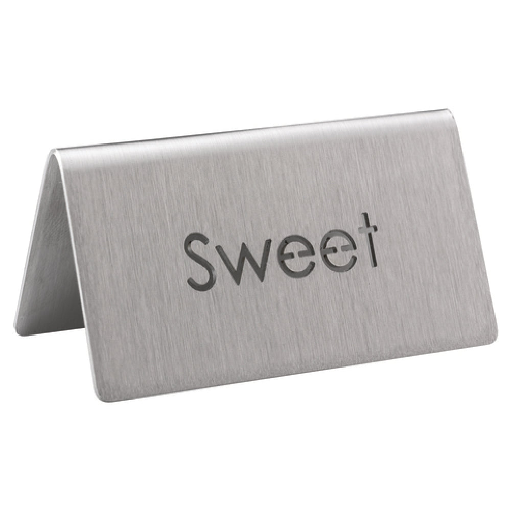 Service Ideas 1C-BF-SWEET-MOD Beverage ID Tent "Sweet" 1-1/2"H X 3"W
