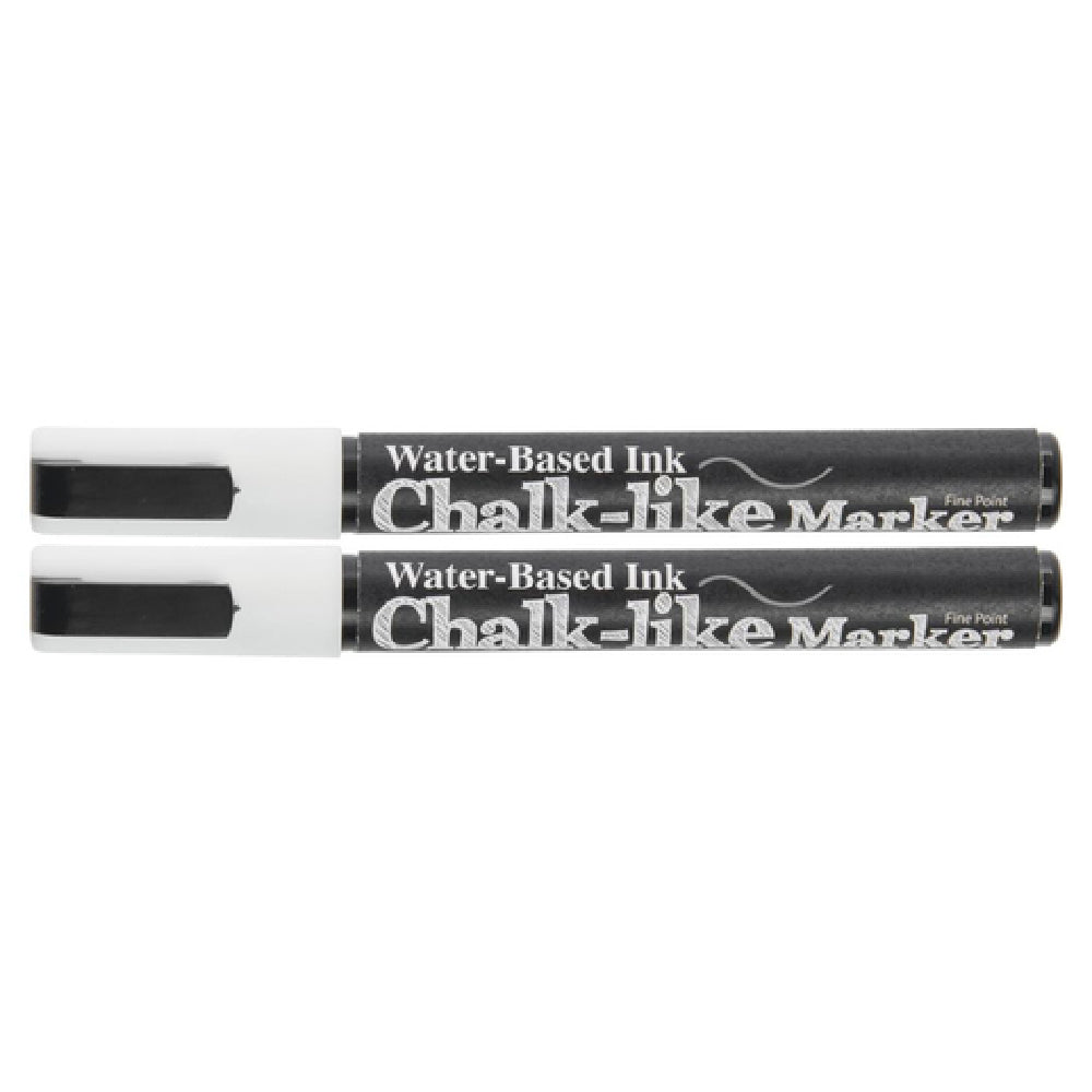 Hubert 11751 - Chalk-Like Marker Set, 2-piece, Fine Point