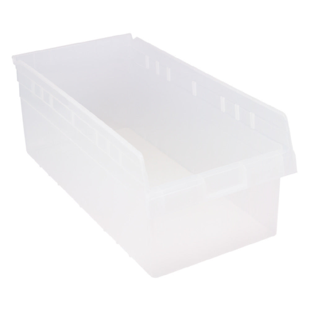 Quantum QSB816CLCS - Economy Shelf Bin, Nesting, 11-1/8"W X 23-5/8"L X 8"H