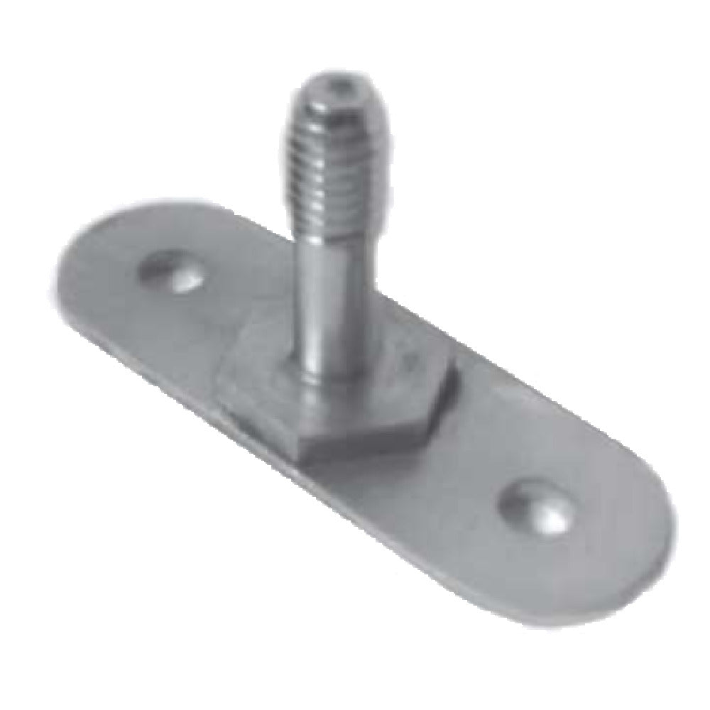SPG MMFP1Y - ISS Half Modified Foot Plate, May Be Bolted To Floor, Gold Bond® With Antimicrobial Finish