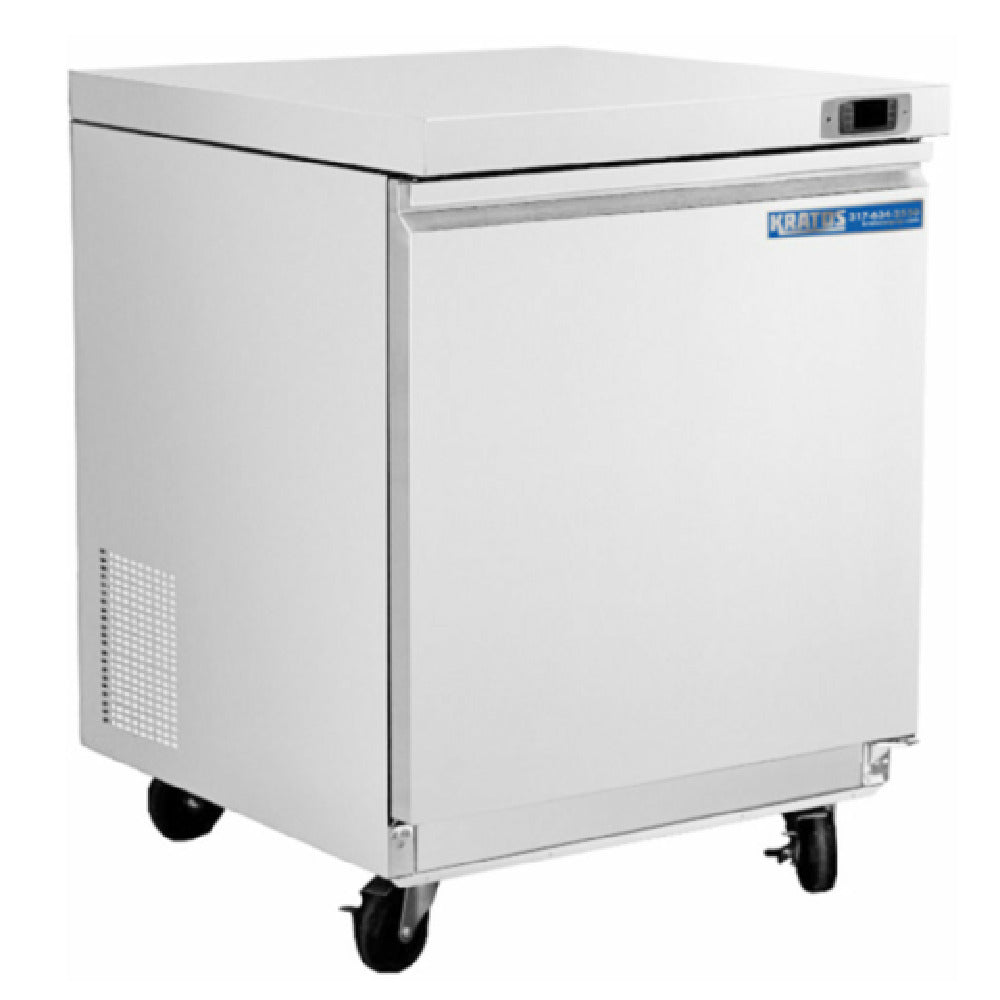 Hubert 69K-767 - Kratos® Undercounter Refrigerator, (1) Door, Heavy-duty Epoxy-coated Shelf