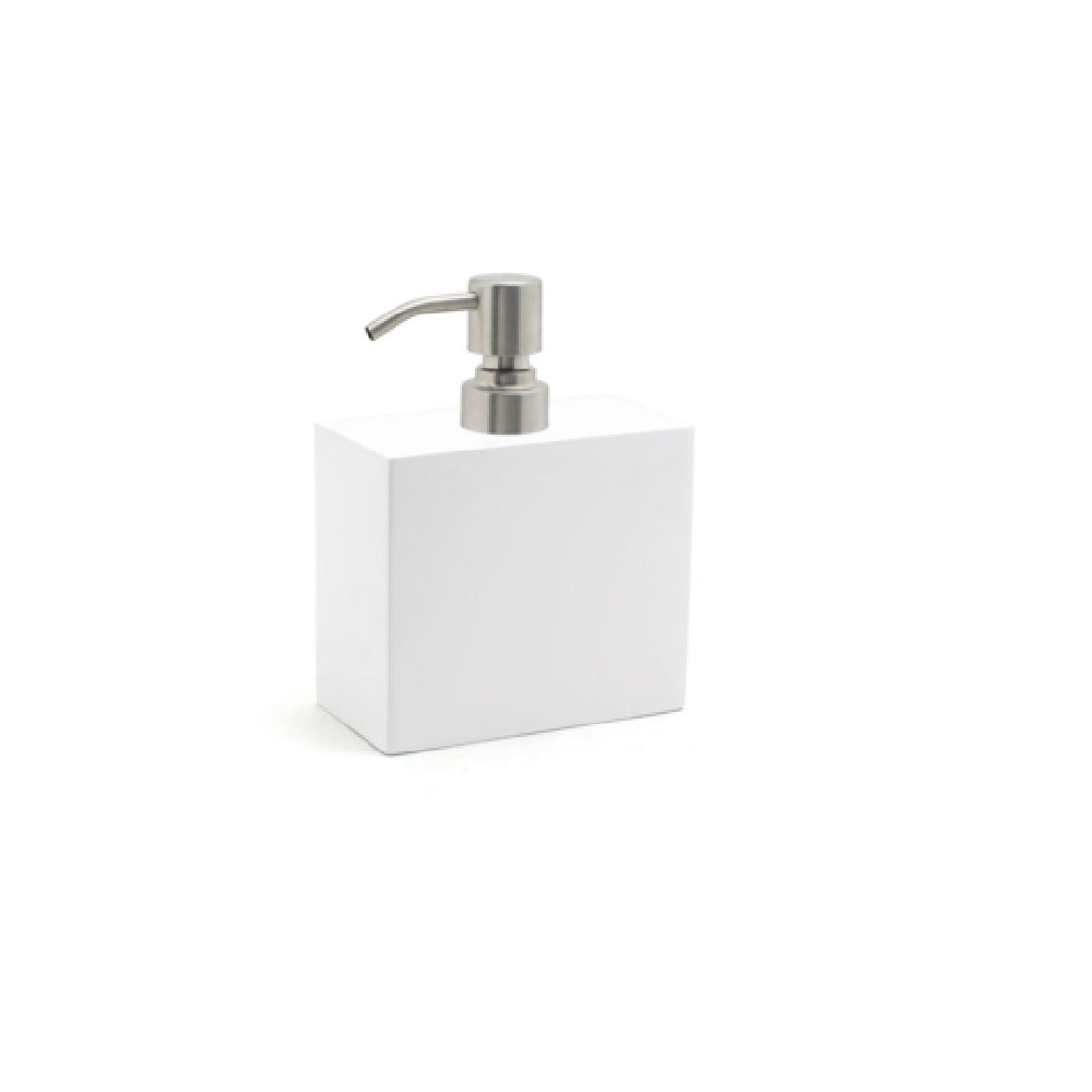 FOH RSP022WHT22 28oz New York Pump Snow With Brushed Top Includes One RSP102BSS22 Pump Dispenser Top Silver